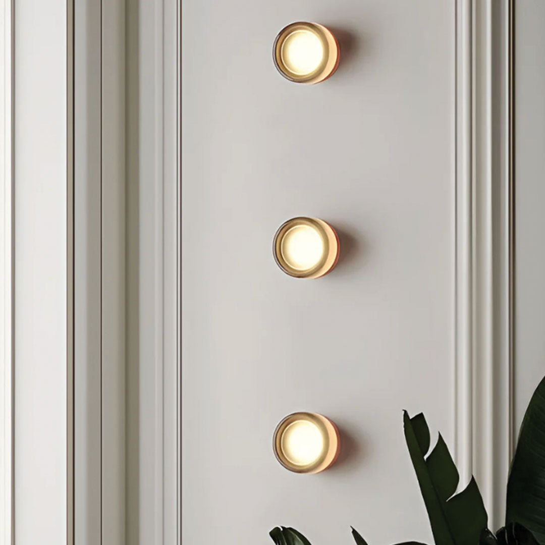 DimpleGlow Wall Sconce – Elegant & Modern Wall Light for Sophisticated Interiors