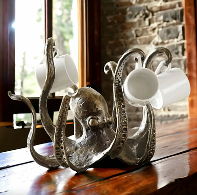 KrakenRust Mug Holder – Nautical Elegance and Practical Design
