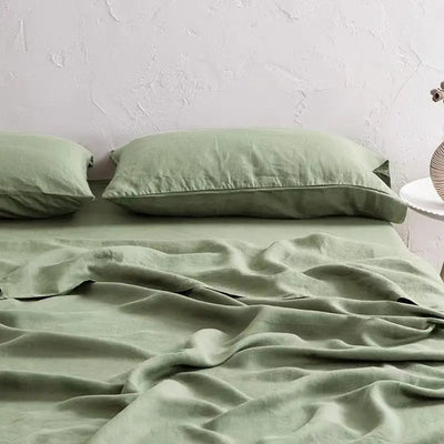 100% Pure Linen Sheets – Luxurious Comfort and Breathability for Restful Nights