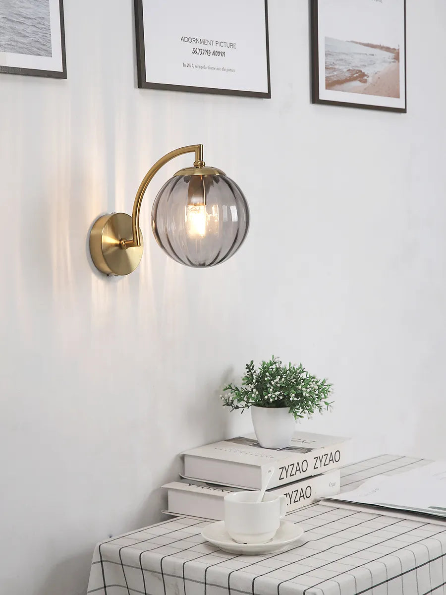 GlassLamp™ Luxury Wall Light – Elegant Glass Candelabra LED Fixture (Dimmable)