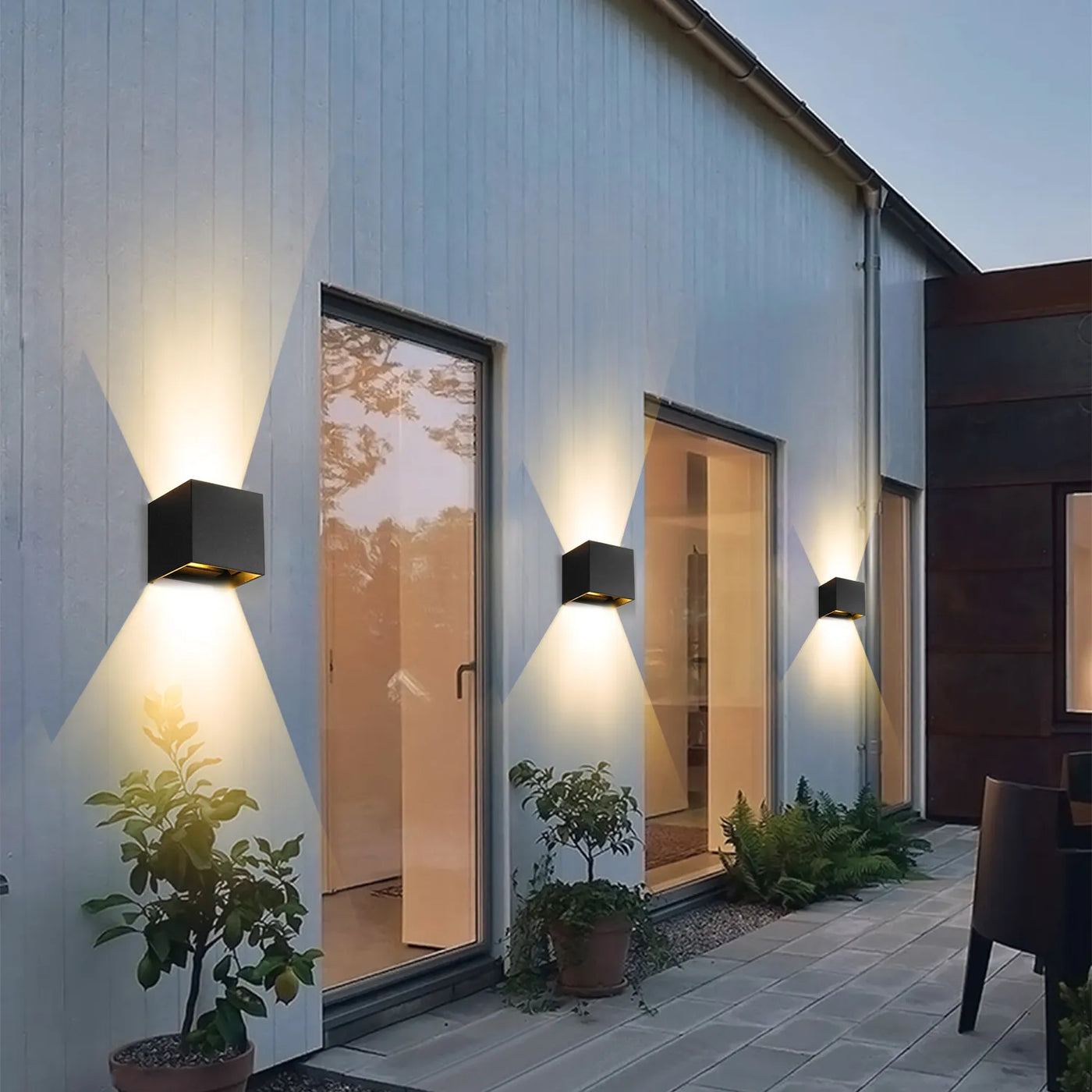 DuoGlow Wireless Wall Light – Sleek & Modern Ambient Lighting (Set of 2)