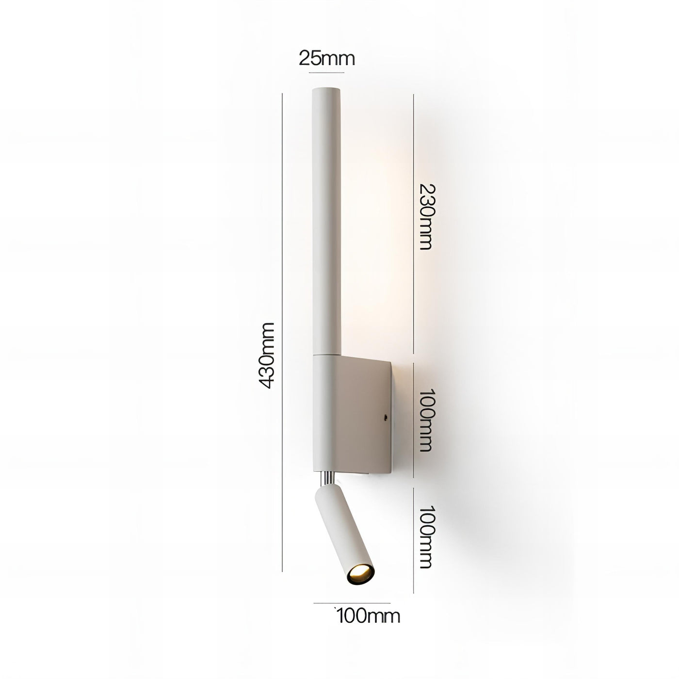 Liora - 330-Degree Rotating Wall Sconce for Bedside Table
