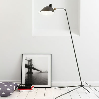 Mouille-Inspired Three-Arm Floor Lamp – Sculptural Lighting with Adjustable Arms