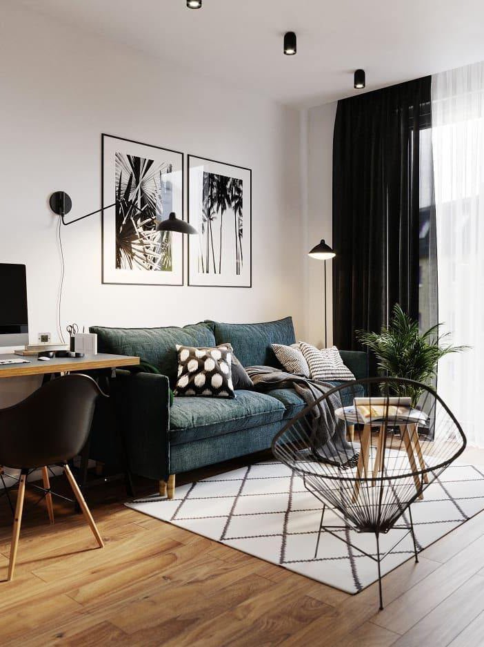 Mouille-Inspired Three-Arm Floor Lamp – Sculptural Lighting with Adjustable Arms