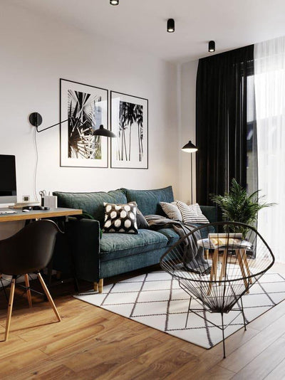 Mouille-Inspired Three-Arm Floor Lamp – Sculptural Lighting with Adjustable Arms