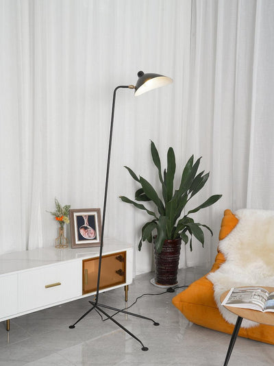 Mouille-Inspired Three-Arm Floor Lamp – Sculptural Lighting with Adjustable Arms
