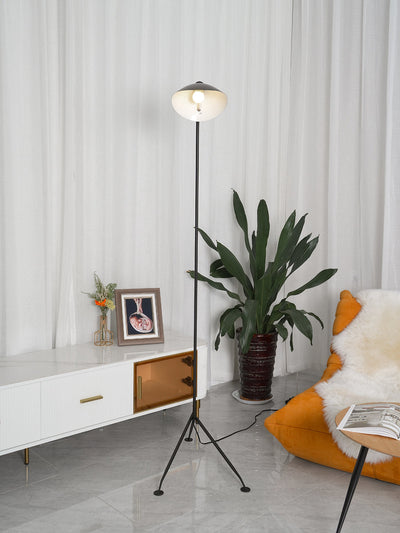 Mouille-Inspired Three-Arm Floor Lamp – Sculptural Lighting with Adjustable Arms