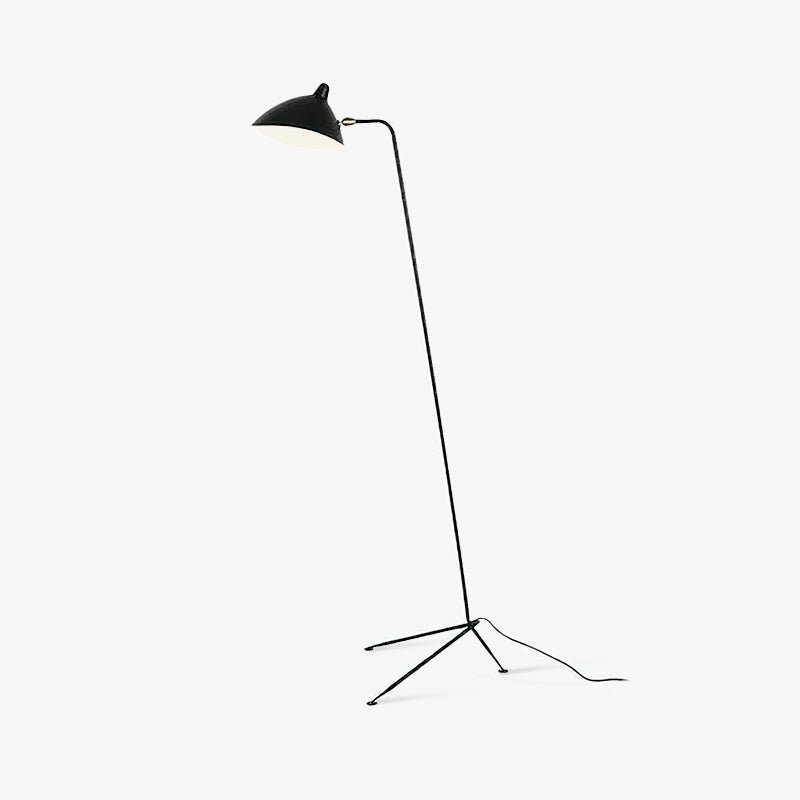 Mouille-Inspired Three-Arm Floor Lamp – Sculptural Lighting with Adjustable Arms
