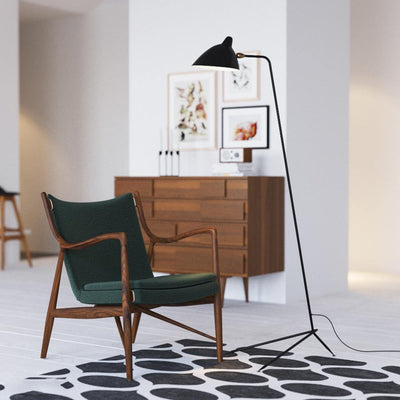Mouille-Inspired Three-Arm Floor Lamp – Sculptural Lighting with Adjustable Arms