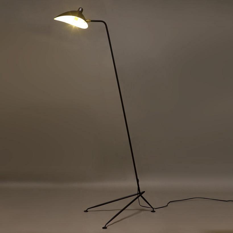 Mouille-Inspired Three-Arm Floor Lamp – Sculptural Lighting with Adjustable Arms