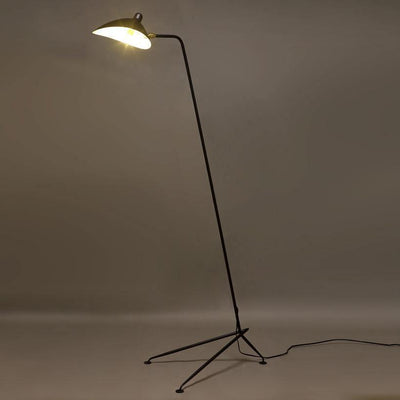 Mouille-Inspired Three-Arm Floor Lamp – Sculptural Lighting with Adjustable Arms