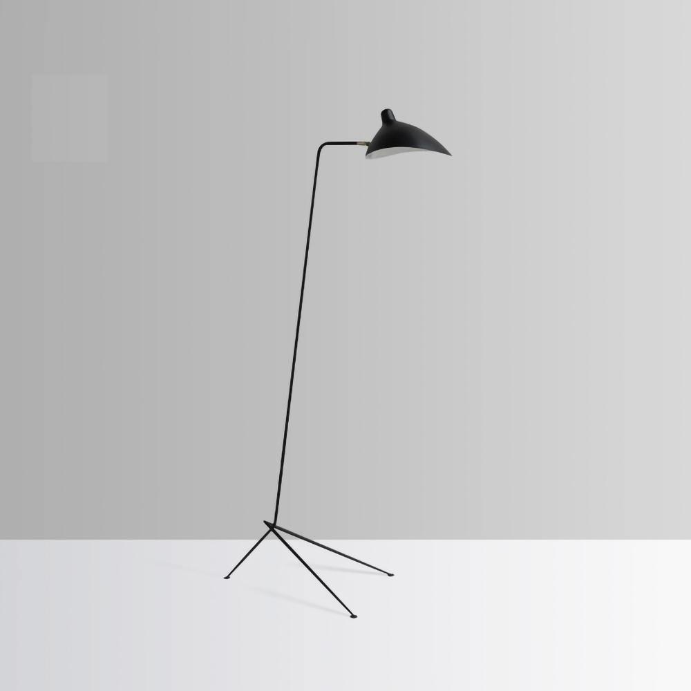 Mouille-Inspired Three-Arm Floor Lamp – Sculptural Lighting with Adjustable Arms