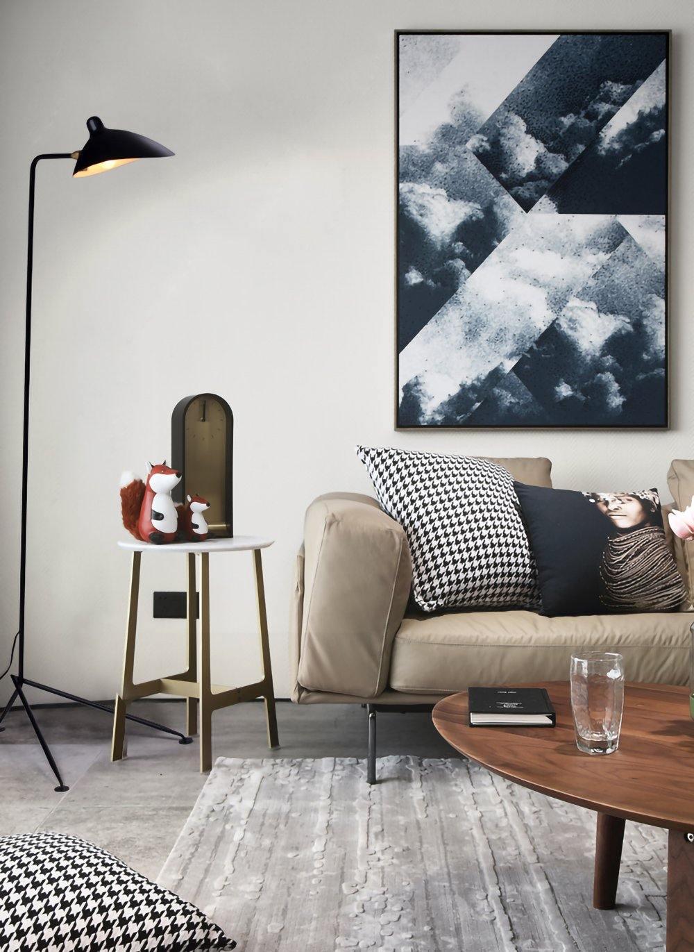 Mouille-Inspired Three-Arm Floor Lamp – Sculptural Lighting with Adjustable Arms