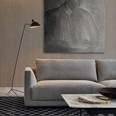 Mouille-Inspired Three-Arm Floor Lamp – Sculptural Lighting with Adjustable Arms