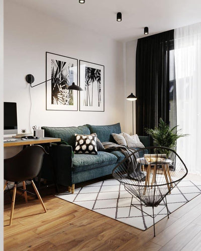 Mouille-Inspired Three-Arm Floor Lamp – Sculptural Lighting with Adjustable Arms