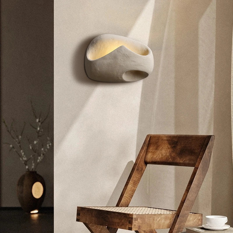 Edda Wall Lamp – Industrial Concrete-Inspired Art Deco Lighting