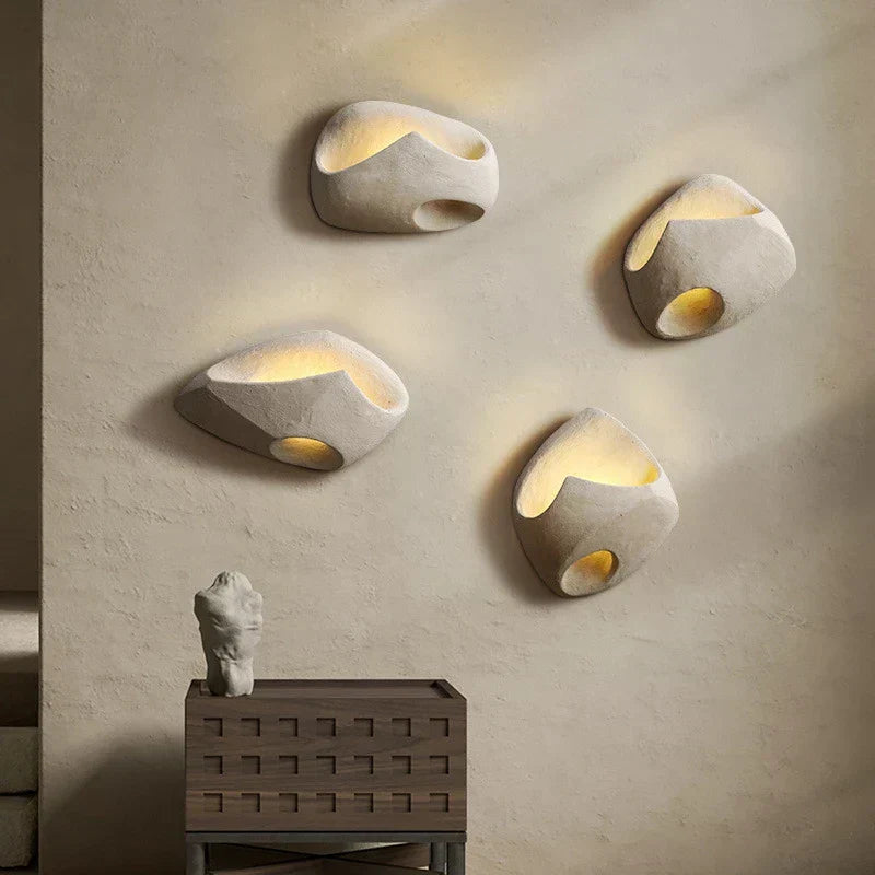 Edda Wall Lamp – Industrial Concrete-Inspired Art Deco Lighting
