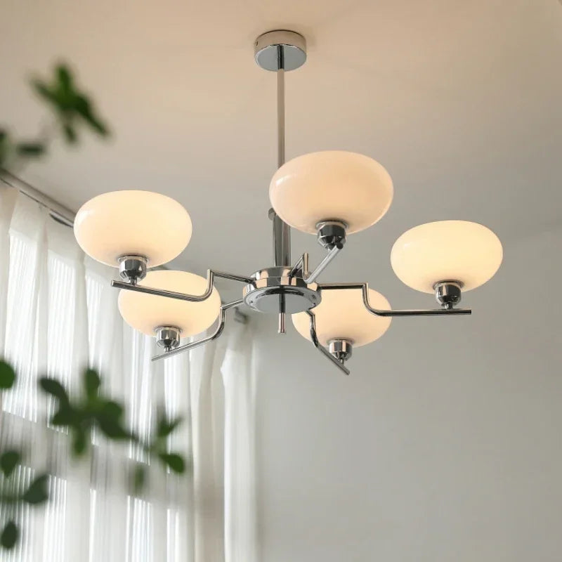 Bauhaus Medieval Ceiling Lamp – Retro Nordic LED Chandelier