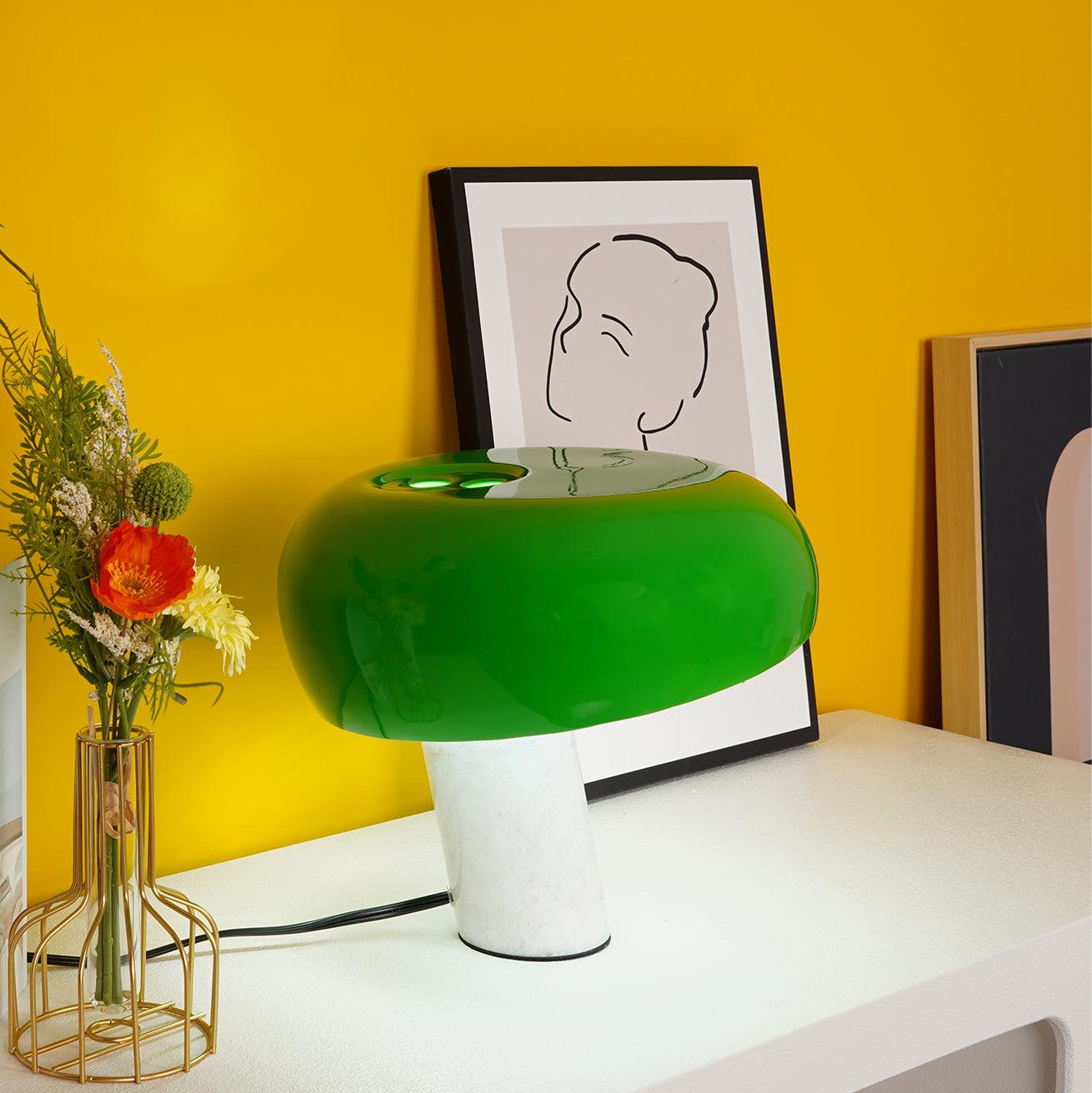 Art Marble Table Lamp – Luxury Italian Carrara Marble & Metal Design