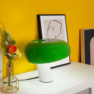 Art Marble Table Lamp – Luxury Italian Carrara Marble & Metal Design