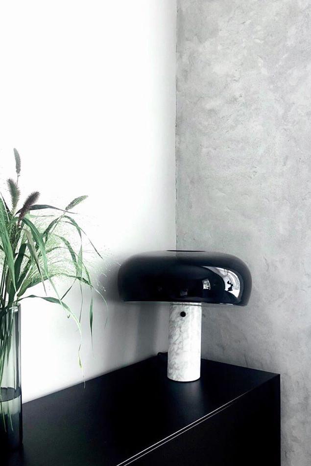 Art Marble Table Lamp – Luxury Italian Carrara Marble & Metal Design