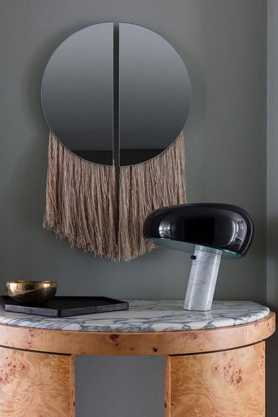 Art Marble Table Lamp – Luxury Italian Carrara Marble & Metal Design