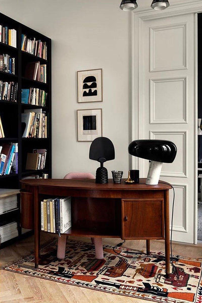Art Marble Table Lamp – Luxury Italian Carrara Marble & Metal Design