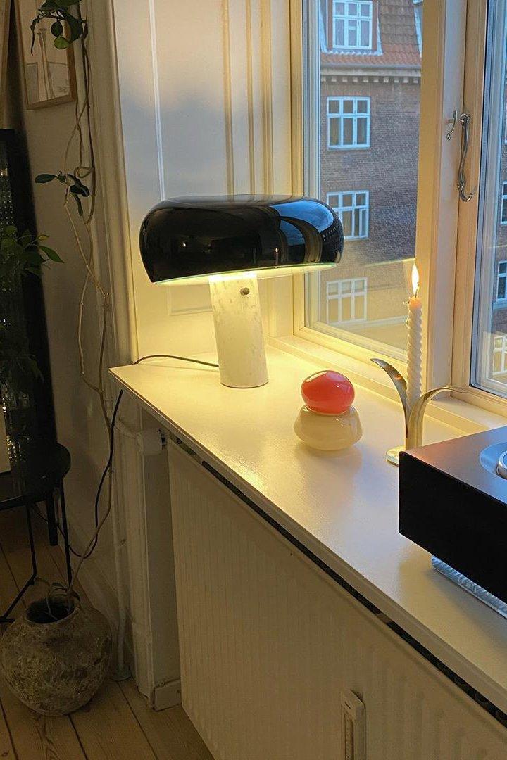 Art Marble Table Lamp – Luxury Italian Carrara Marble & Metal Design