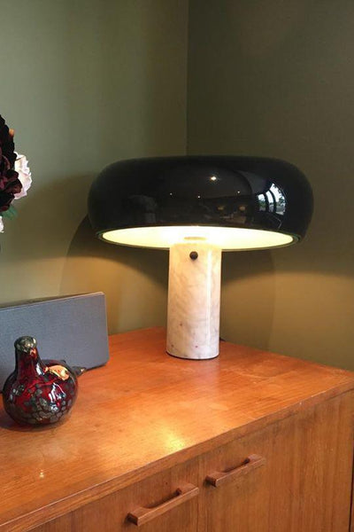 Art Marble Table Lamp – Luxury Italian Carrara Marble & Metal Design