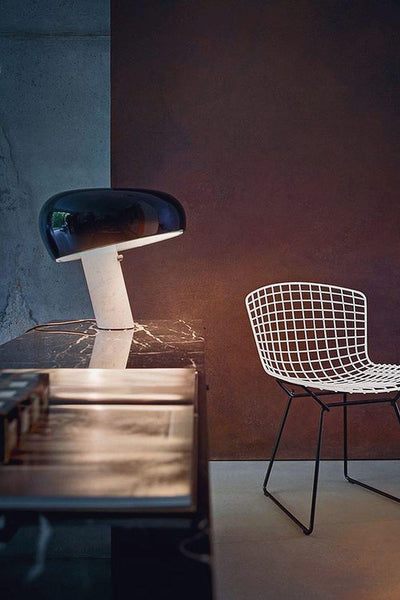Art Marble Table Lamp – Luxury Italian Carrara Marble & Metal Design