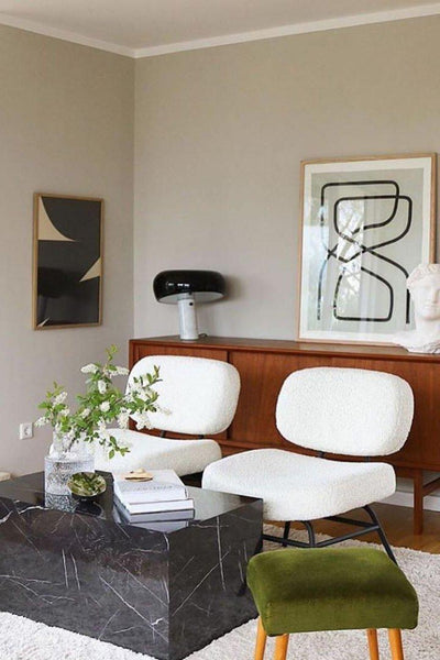 Art Marble Table Lamp – Luxury Italian Carrara Marble & Metal Design