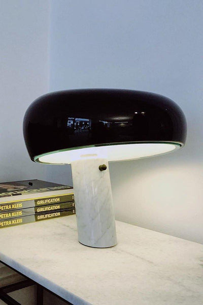 Art Marble Table Lamp – Luxury Italian Carrara Marble & Metal Design
