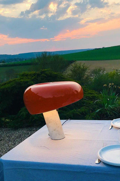 Art Marble Table Lamp – Luxury Italian Carrara Marble & Metal Design