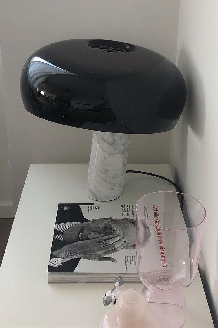 Art Marble Table Lamp – Luxury Italian Carrara Marble & Metal Design