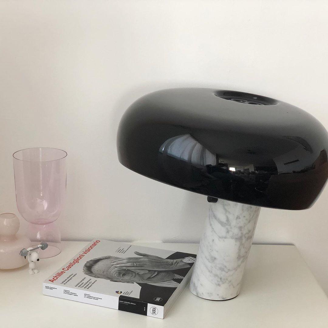 Art Marble Table Lamp – Luxury Italian Carrara Marble & Metal Design