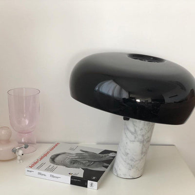 Art Marble Table Lamp – Luxury Italian Carrara Marble & Metal Design