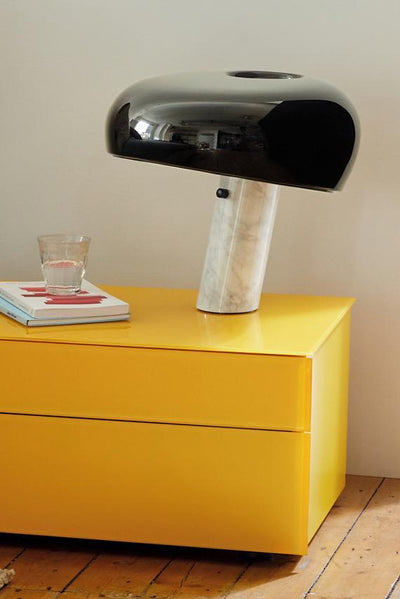 Art Marble Table Lamp – Luxury Italian Carrara Marble & Metal Design
