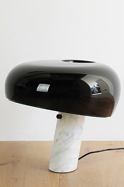 Art Marble Table Lamp – Luxury Italian Carrara Marble & Metal Design