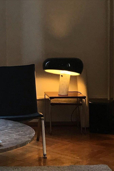 Art Marble Table Lamp – Luxury Italian Carrara Marble & Metal Design