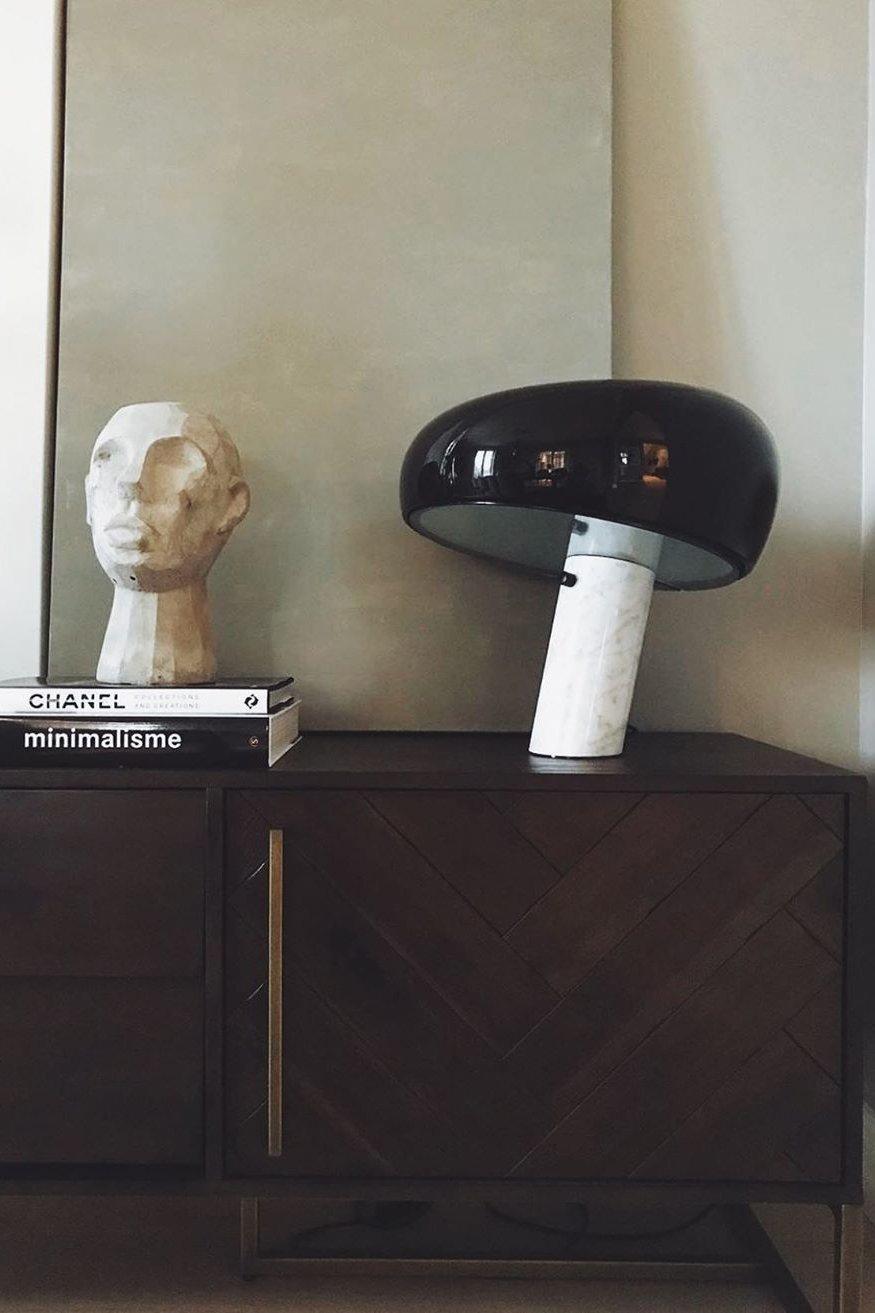 Art Marble Table Lamp – Luxury Italian Carrara Marble & Metal Design
