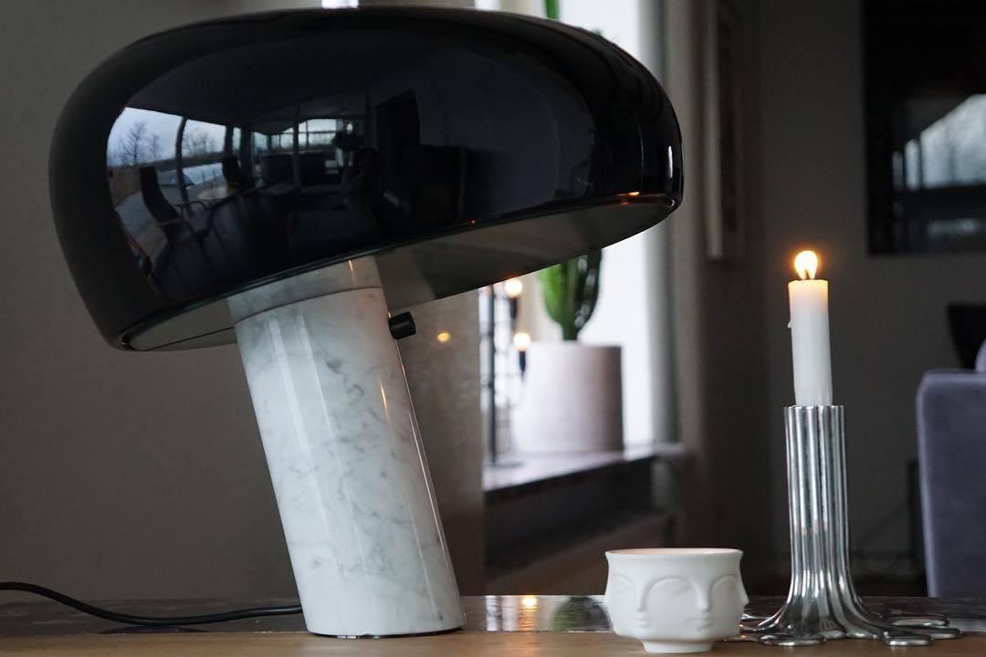 Art Marble Table Lamp – Luxury Italian Carrara Marble & Metal Design
