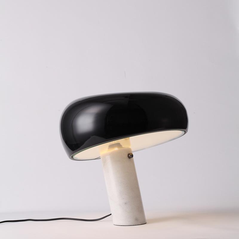 Art Marble Table Lamp – Luxury Italian Carrara Marble & Metal Design
