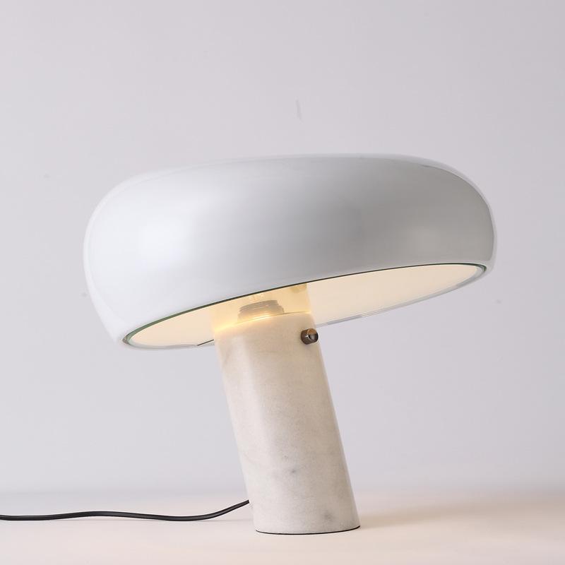 Art Marble Table Lamp – Luxury Italian Carrara Marble & Metal Design