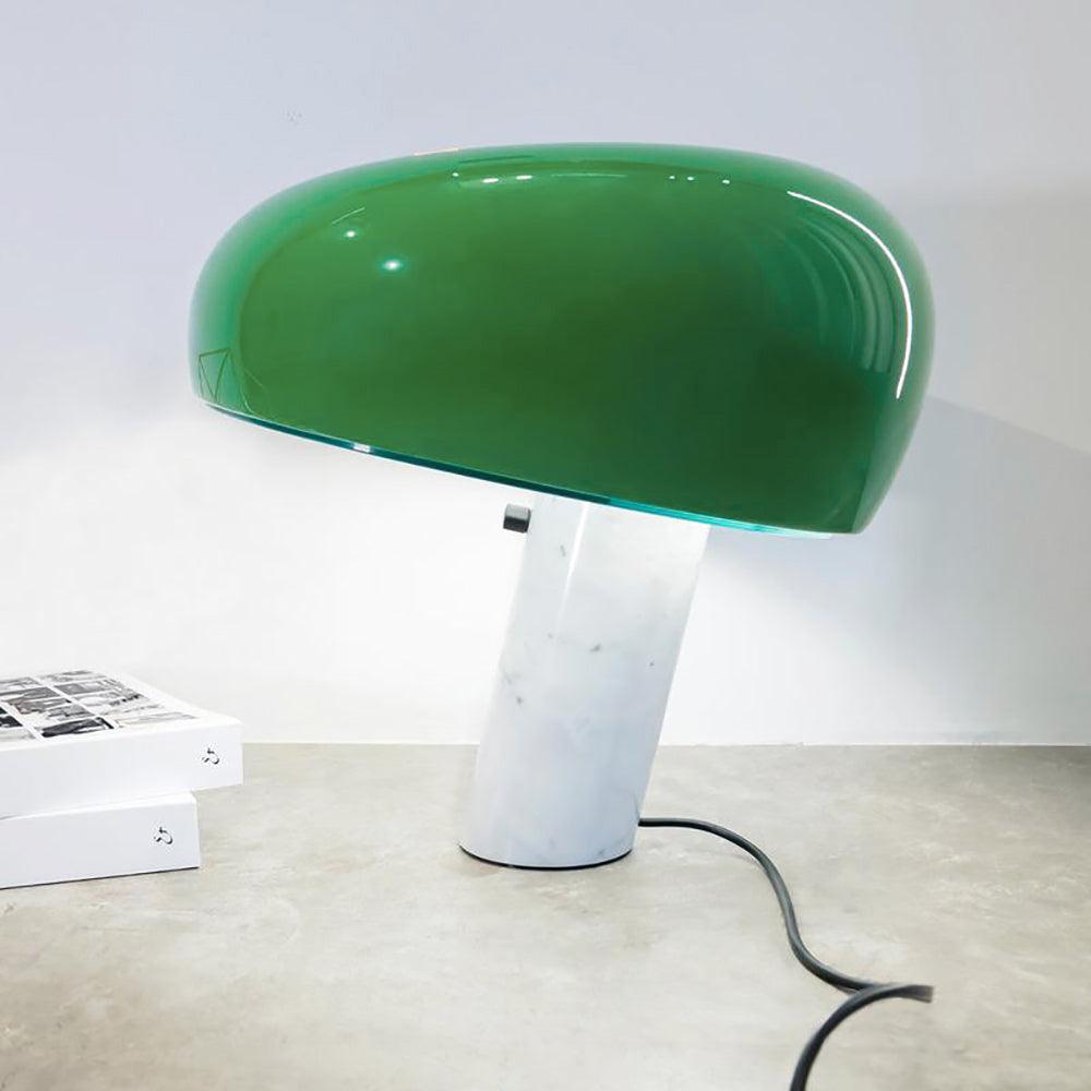 Art Marble Table Lamp – Luxury Italian Carrara Marble & Metal Design