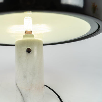 Art Marble Table Lamp – Luxury Italian Carrara Marble & Metal Design