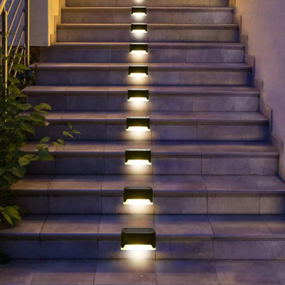 Durable Outdoor Stair Solar Lights with Waterproof Design