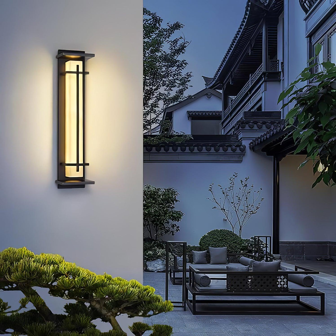 Square Outdoor Wall Light – Weatherproof LED Fixture with Modern Design