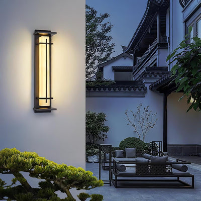 Square Outdoor Wall Light – Weatherproof LED Fixture with Modern Design