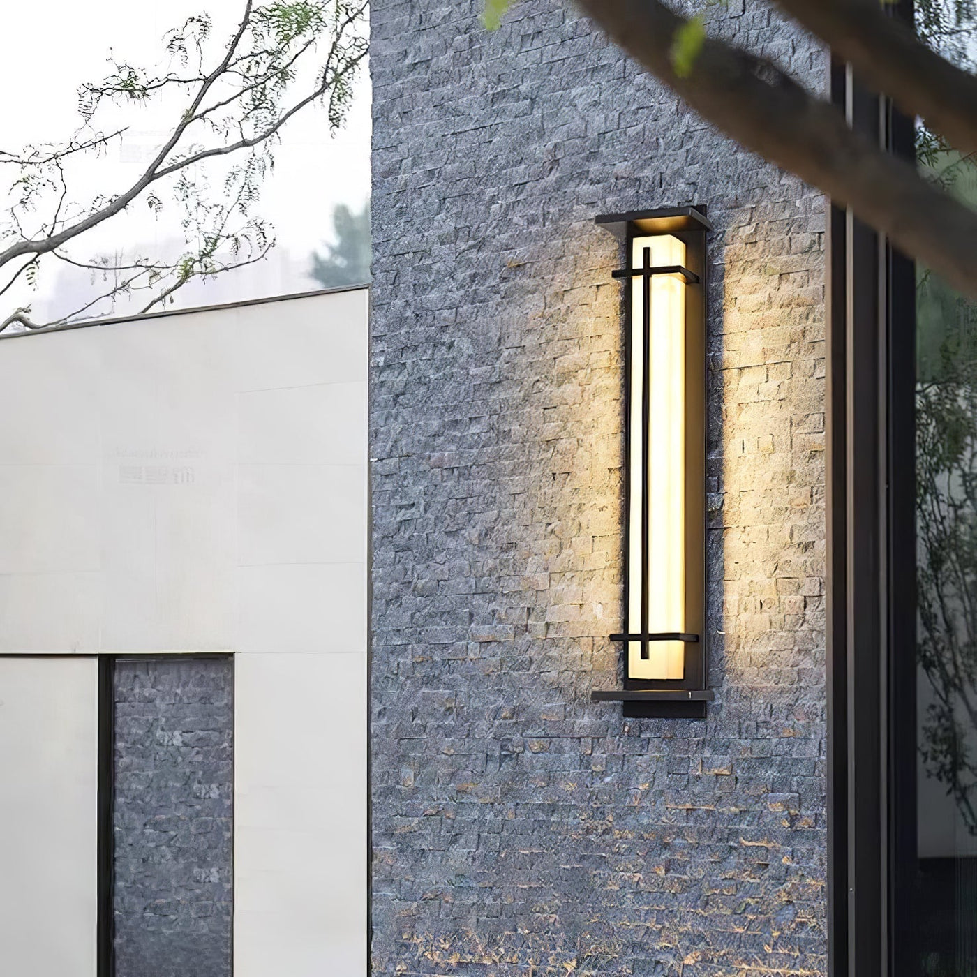 Square Outdoor Wall Light – Weatherproof LED Fixture with Modern Design