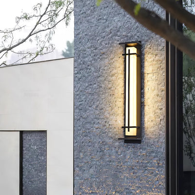Square Outdoor Wall Light – Weatherproof LED Fixture with Modern Design